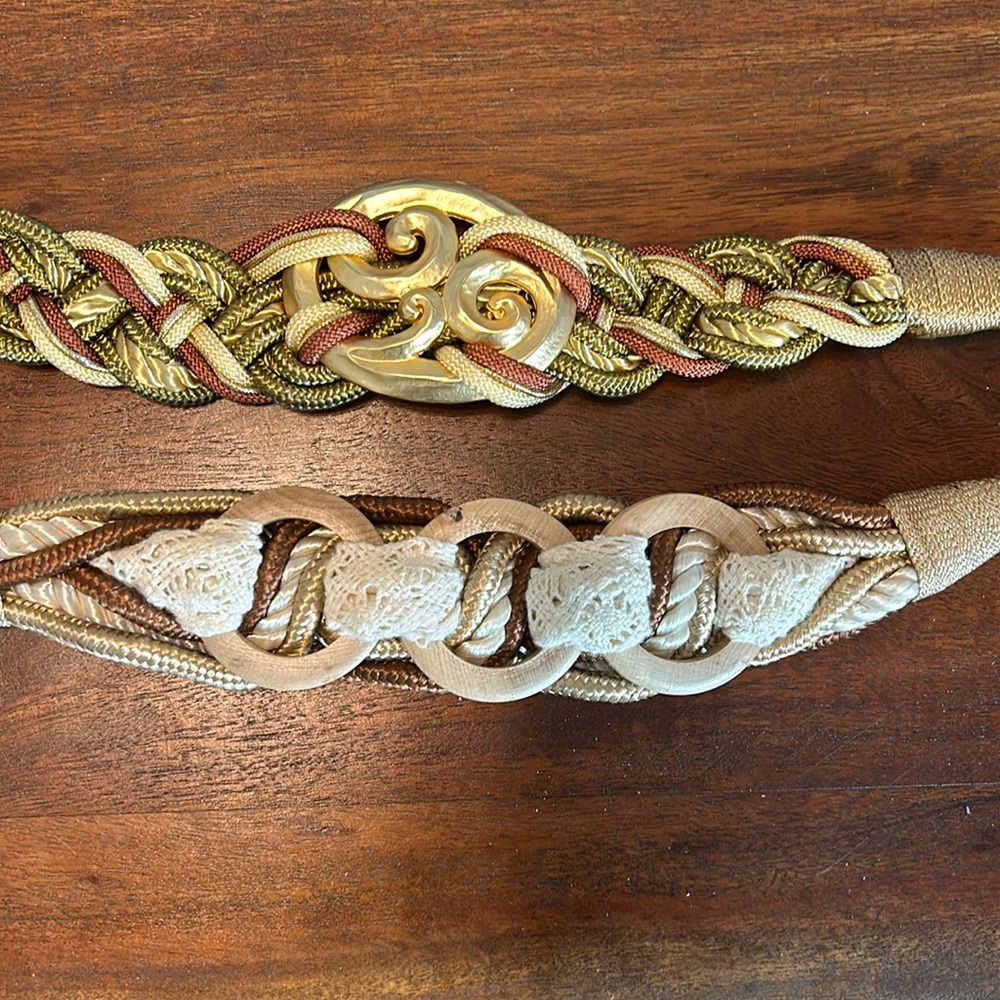 2 Vintage Belts